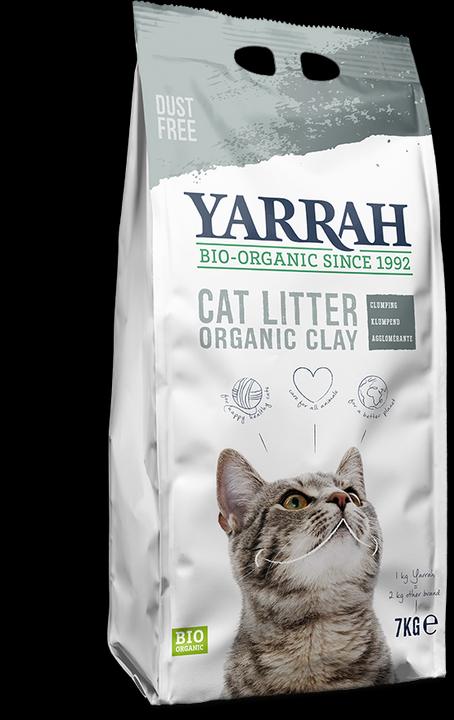 Produktbild Yarrah BIO-Katzenstreu - 7kg - (Klumpend, Biologisch abbaubar, 7 kg)