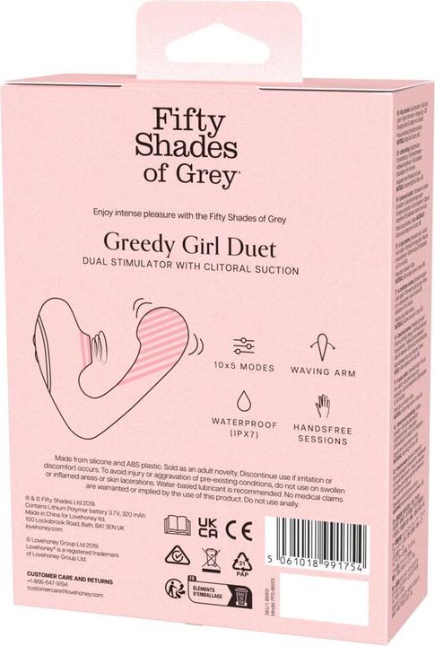 Actual product image Fifty Shades of Grey Greedy Girl Duet