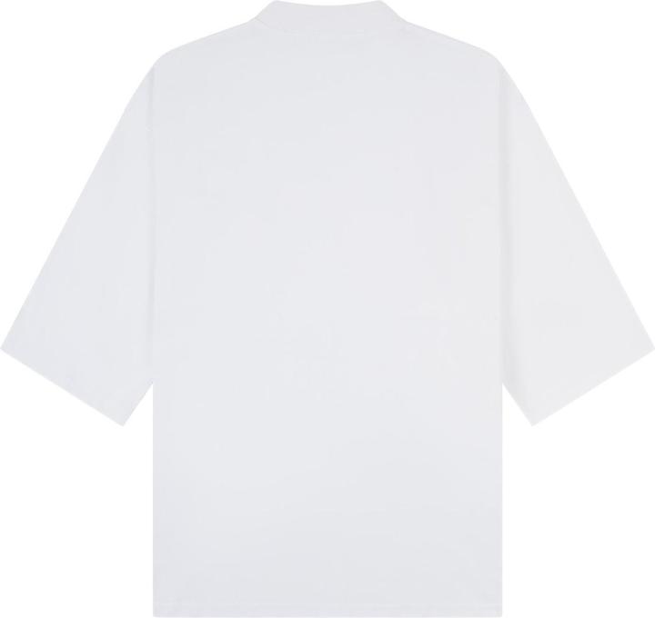 Actual product image Casual Classics Unisex Adult Combed Ringspun Cotton Extended Neckline Oversized Short-Sleeved T-Shirt (XL)