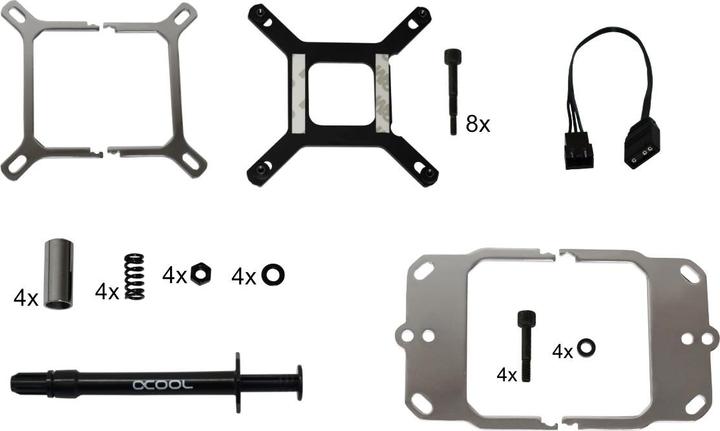 Immagine prodotto Alphacool Eisblock XPX Aurora CPU - Plexi Chrome Digital RGB