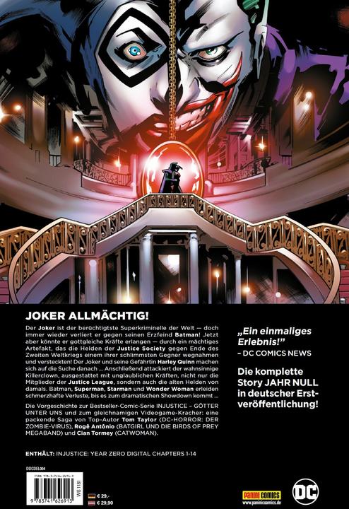 Produktbild Panini Injustice - Götter unter uns: Jahr Null (Deluxe Edition) (Deutsch, Cian Tormey, Tom Taylor, 2022)