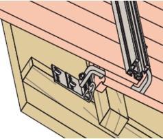 Actual product image Fischer Dachhaken RH 52-67 HB AL (Solar connector)