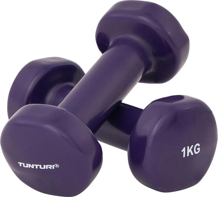 Actual product image Tunturi Vinyl Kurzhanteln (2 x 1 kg)