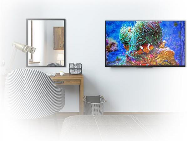 Actual product image b-tech BT8441 - 99.1 cm (39 inch) - 139.7 cm (55 inch) - 80 kg - 455 x 400 mm - Black (Wall, 55", 80 kg)