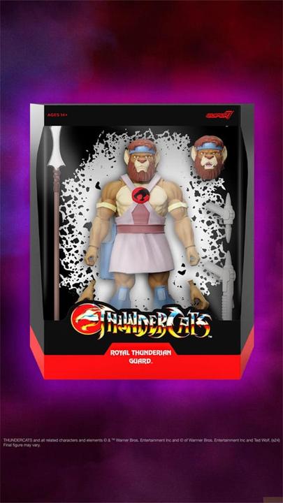 Actual product image Super7 Thundercats Ultimates action figure Royal Thunderian Guard 18 cm