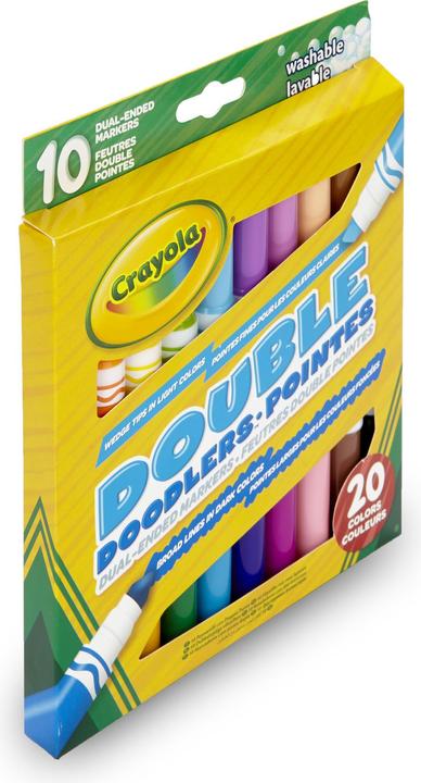 Image du produit Crayola Feutres double face (Multicolore, 10 x)