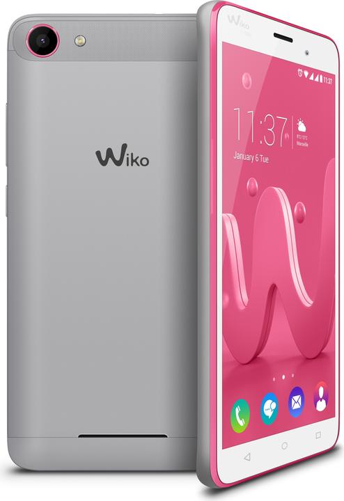 Produktbild Wiko Jerry (16 GB, Silver, Pink, 5", Hybrid Dual SIM, 5 Mpx, 3G)