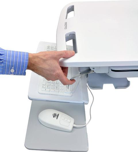 Produktbild Ergotron Wagen für Notebook/Tastatur/Maus (offene Architektur)