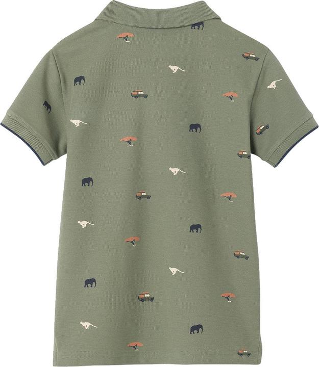 Actual product image Vertbaudet Jungen Poloshirt mit Allover-Print (128)