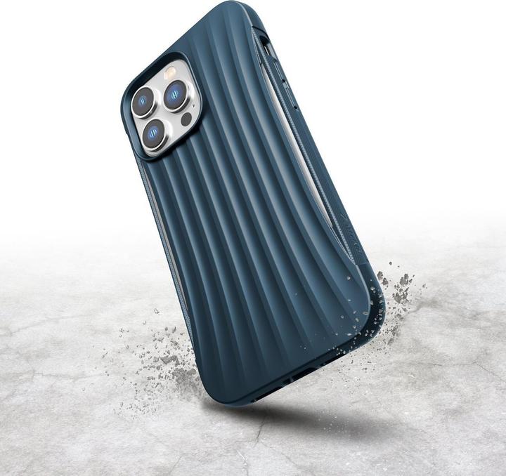 Actual product image X-Doria Raptic Clutch Case for iPhone 14 Pro Back Cover Blue (Apple iPhone 14 Pro)