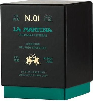 La Martina Blue Gardenia Intense Eau de Cologne 80ml for Men and Women (Eau de cologne, 80 ml)