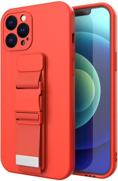 Image du produit Hurtel Etui en corde Gel Lanyard Cover with Chain Purse Lanyard Xiaomi Poco X3 NFC red (Xiaomi Poco X3 NFC)