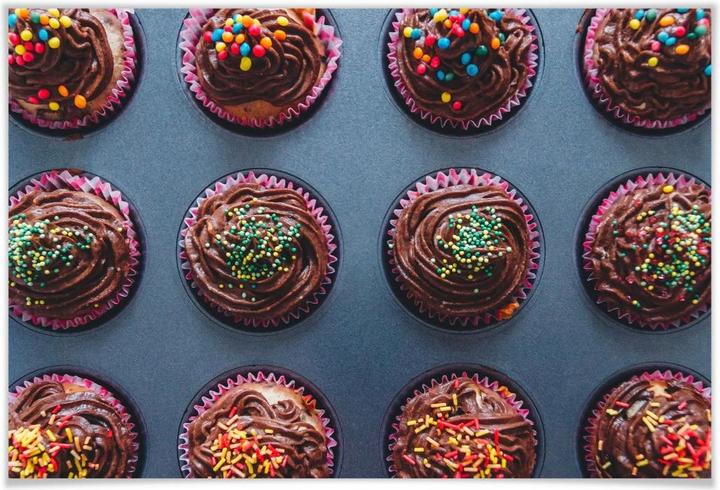 Image du produit Trenddeko Muffins d'anniversaire (75 x 50 cm)
