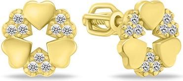 Brilio Silver - Original gold-plated stud earrings EA1124Y (Silber)