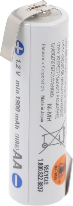 Image du produit Panasonic Batterie eneloop Mignon AA HR-3UTG avec languette à souder en forme de Z (1 pcs, 2000 mAh)