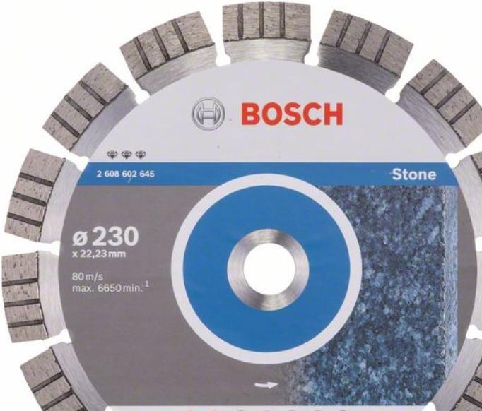 Actual product image Bosch Professional Zubehör PRO Stone diamond cutting disc, 230 x 22.23 mm
