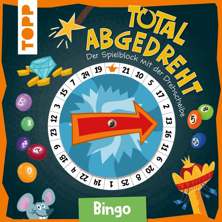 Actual product image Total abgedreht! Spieleblock mit Drehscheibe - Bingo (German, Benedict Beck, 2023)