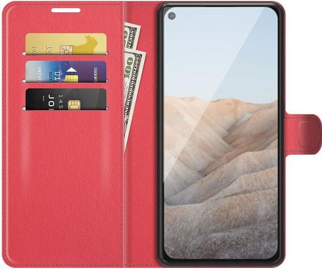 Actual product image MU Classic Litchi Leather Bookcover Series (Google Pixel 5a)