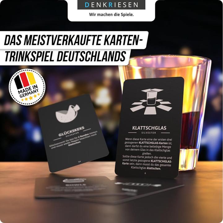 Produktbild Denkriesen - klattschen® - SILVESTER EDITION "Das wahrscheinlich beste Trinkspiel aller Zeiten"