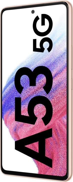 Immagine prodotto Samsung Galaxy A53 5G EU (256 GB, Pesca impressionante, 6.50", Doppia SIM, 64 Mpx, 5G)