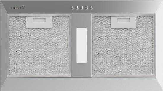 Cata Hood GCB 55 X Baldachin, Energieeffizienzklasse C, Breite 55 cm, 371 m³/h, Mechanisch, LED, Ede (Unterbauhaube)
