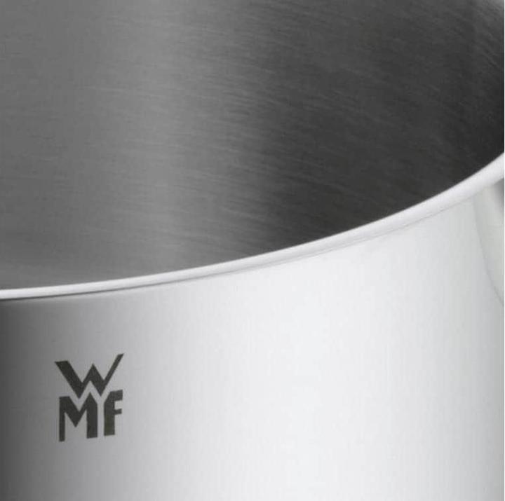 Produktbild WMF Stielkasserolle Topf klein 16cm Stieltopf Deckel Mini Induktion Edelstahl (16 cm, Kochtopf, Edelstahl)