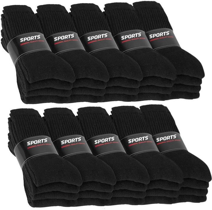 Produktbild Normani 20 Paar Tennis-Socken (20er Pack, 47 - 50)