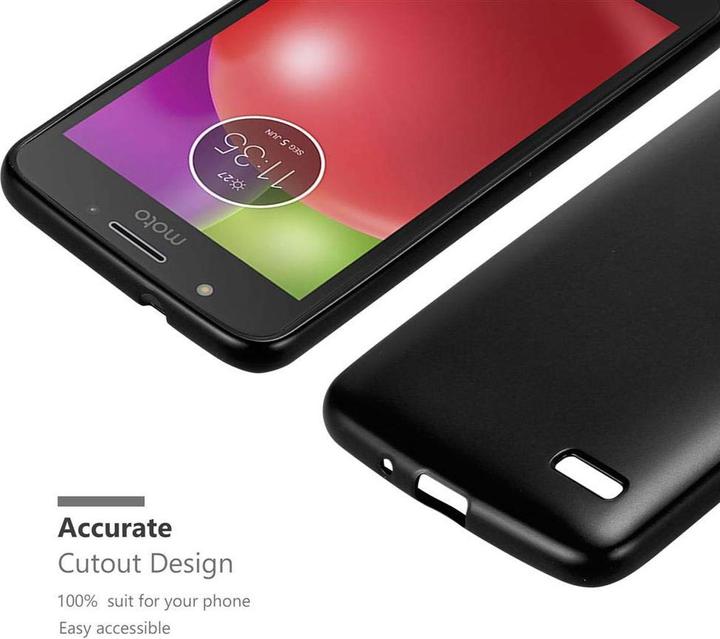 Actual product image Cadorabo TPU Matt Metallic Cover (Motorola Moto E4)