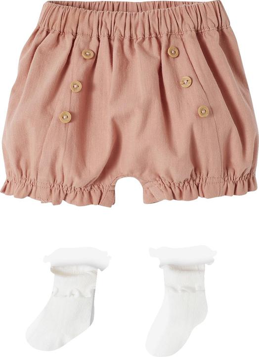 Image du produit Vertbaudet Ensemble bébé fille : short & chaussettes (74)