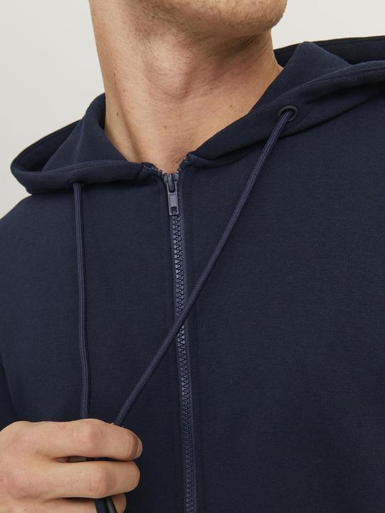 Produktbild Jack & Jones Einfarbig Kapuzenpullover mit Reissverschluss Kapuzenpullover mit Reissverschluss (XS)