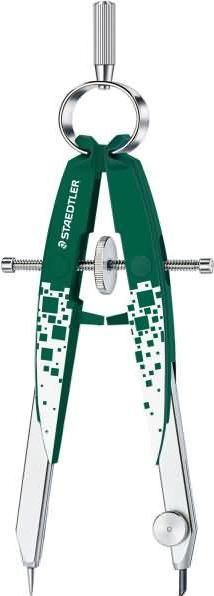 Immagine prodotto Staedtler Bussola di precisione/geometria Mars Comfort, verde Guida del mandrino, testa a molla tonda