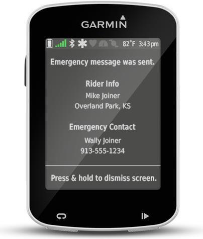 Actual product image Garmin Edge Explore 820