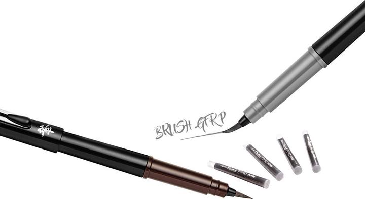 Productafbeelding Pentel Pocket Brush Pen zwart (Zwart, 1 x)