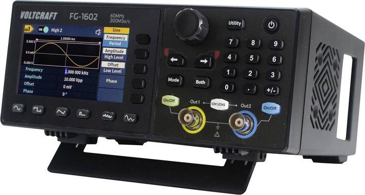 Actual product image Voltcraft FG-1602 Function generator mains operated 1 µHz - 60MHz 2-channel arbitrary