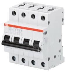 ABB S204-K16 Interruttore automatico 16A pro M compatto 4 poli 6kA