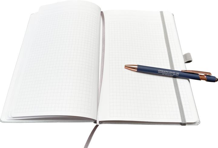 Actual product image Denkzettel Tenax notebook (A5, Checked, Hardcover)