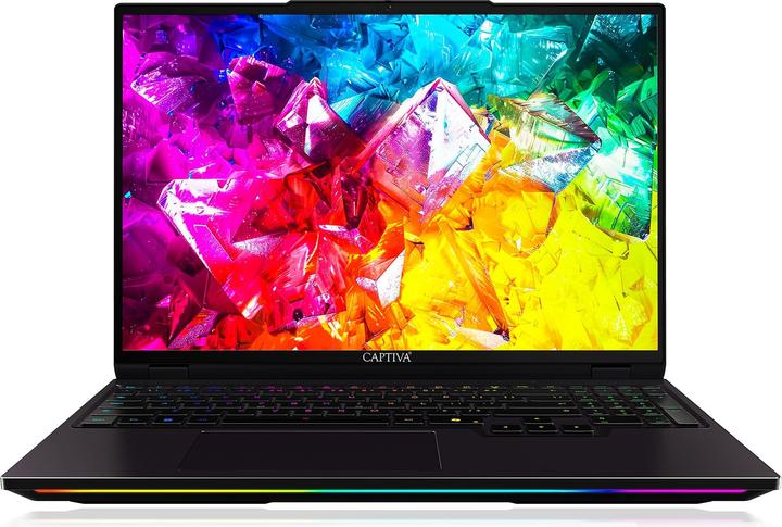 Actual product image Captiva Highend Gaming (16", AMD Ryzen 9 9955HX, 16 GB, 2000 GB, DE)