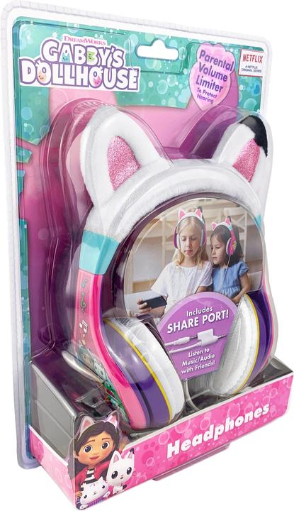 Actual product image Wathitude eKids - Gabbys Dollhouse Headphones for kids with Volume Control to protect hearing