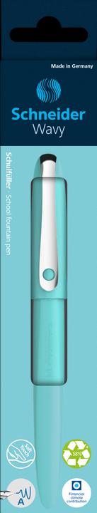 Actual product image Schneider Fountain pen Wavy (Turquoise, 1 x)