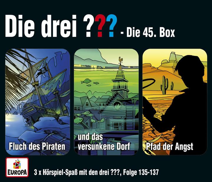 Produktbild Die drei DREI FRAGEZEICHEN - 45 Box (F135-137) (Die drei ???, Deutsch)