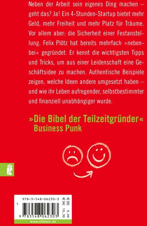 Produktbild Das 4-Stunden-Startup (Deutsch, Felix Plötz, 2020)