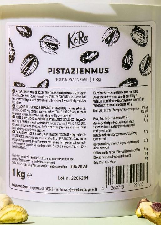 Produktbild KoRo Pistazienmus (1000 g)