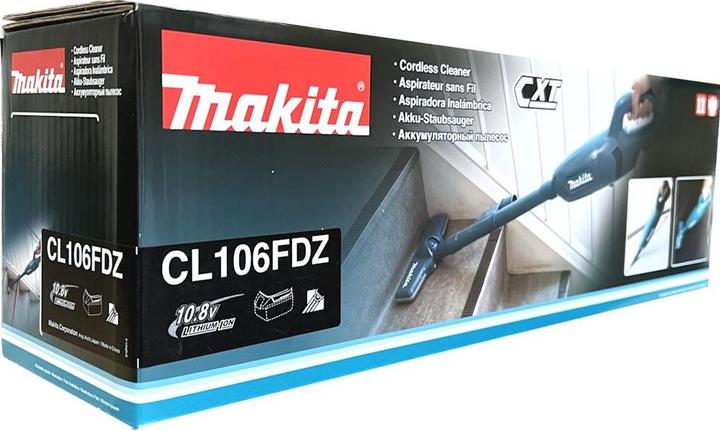 Image du produit Makita CL 106 FDZ 10,8V Li-ion Aspirateur à batterie vert Solo incl. buses sans batterie & chargeur