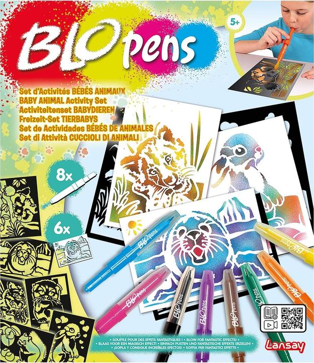 Produktbild Blopens Sprühstifte Set Tierbabys