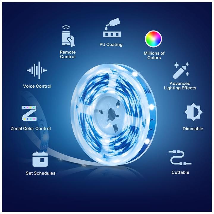 Actual product image TP-Link Tapo (Multicoloured, 500 cm, Indoor)