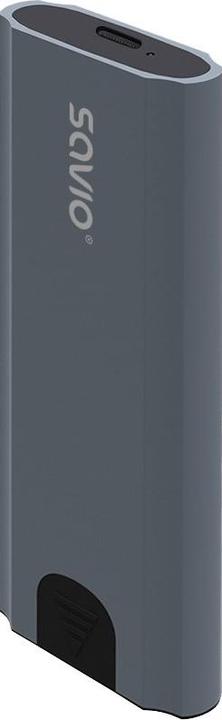 Image du produit Savio Boîtier de disque dur externe M.2 SSD NVMe USB-C 3.1 AK-67 gris (M.2 2230, M.2 2280, M.2 2260)