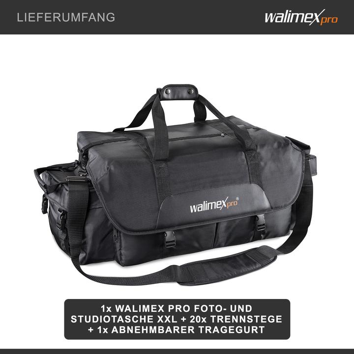 Actual product image Walimex Photo and studio bag XXL (Camera shoulder bag, 13 l)