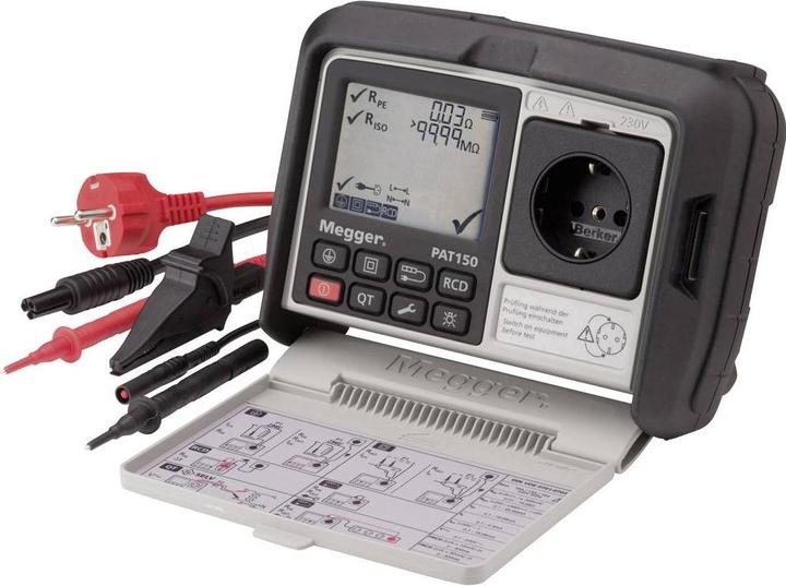 Immagine prodotto Megger PAT150-EN Tester VDE DIN VDE 0701-0702, DGUV regolamento 3, BGV A3, EN 62638 (1003-068) (CAT II 300V)