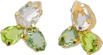 Actual product image Victoria Cruz Beautiful gold plated earrings with Glory crystals A4902-14DT