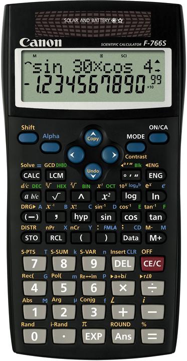 Actual product image Canon F766S scientific calculator (Batteries, Solar cells)